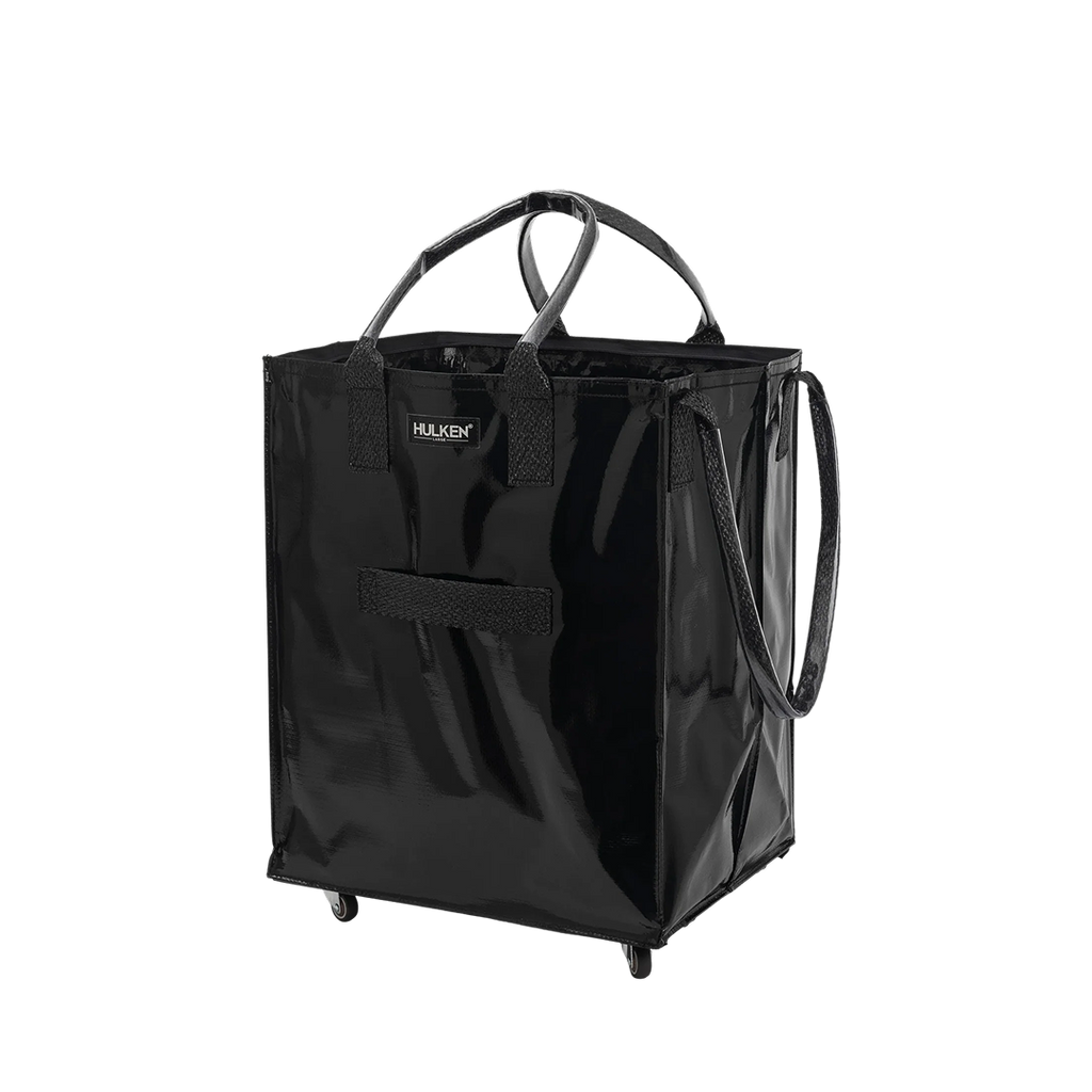 Durable Black Tote Bag | Rolling Bag on Wheels – Hulken® Durable Black Tote Bag | Rolling Bag on Wheels – Hulken®
