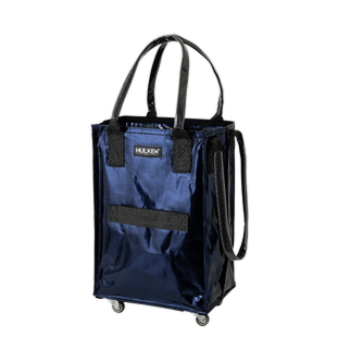 Midnight Blue Tote Bag | Foldable Bag on Wheels – Hulken®