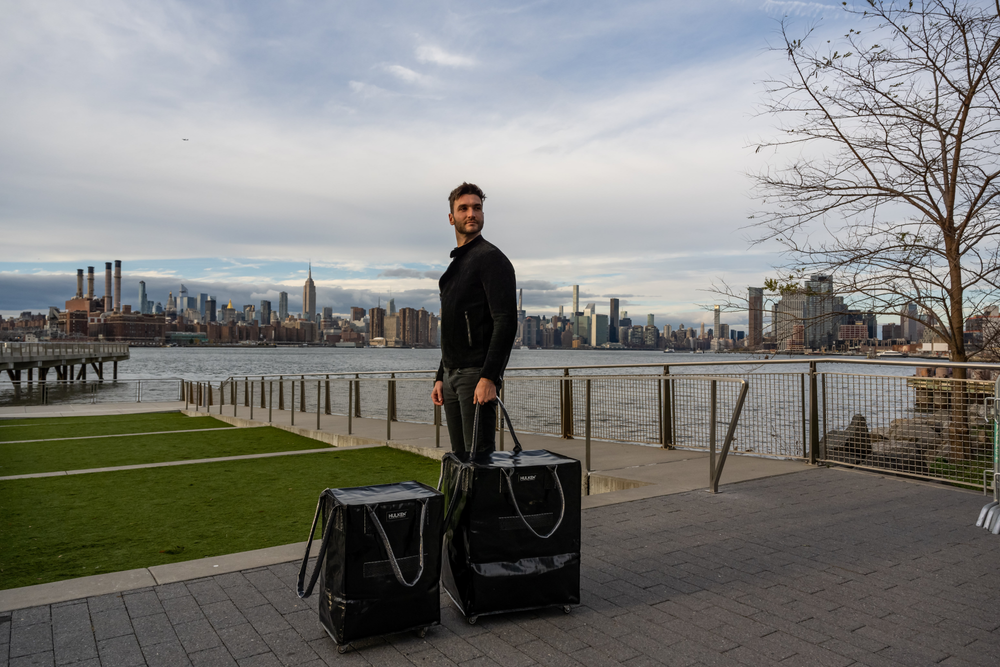 Mens designer hand luggage shop