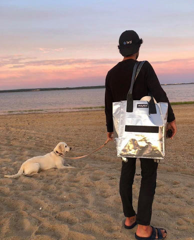 man with a dog