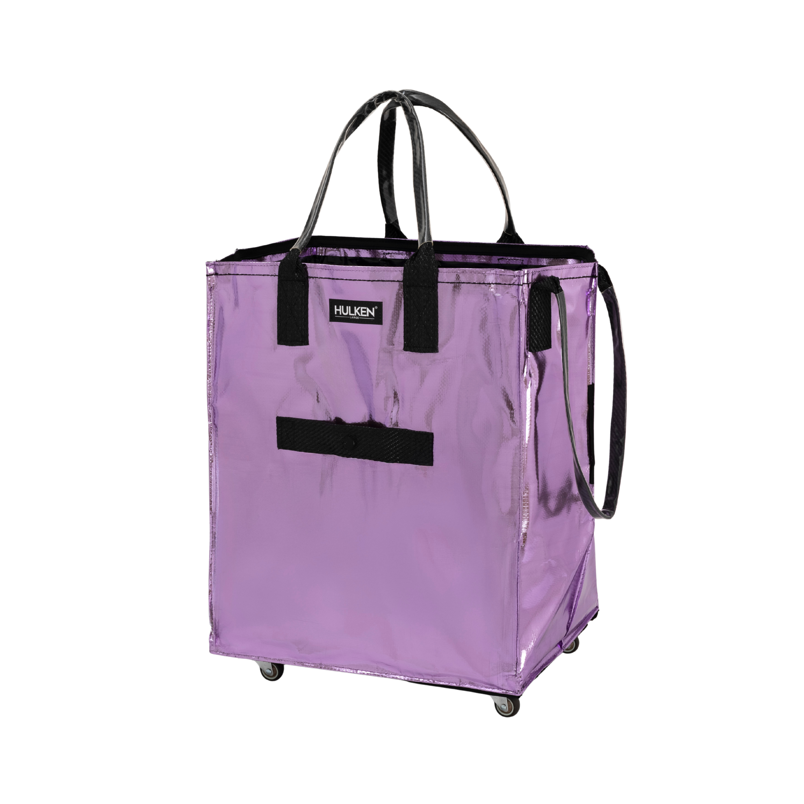 Lilac Tote Bag | Rolling Foldable Bag for Travel - Hulken®