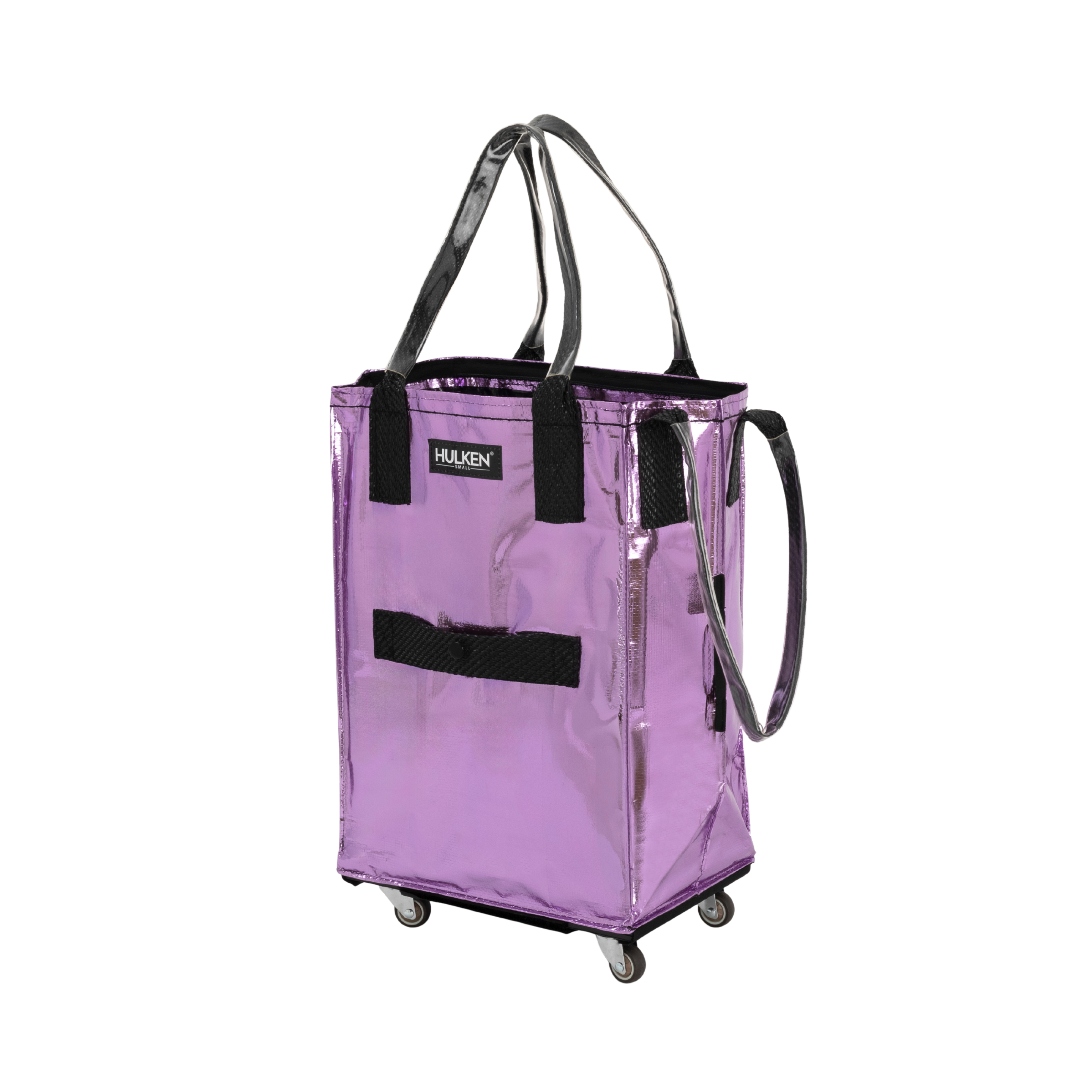 Lilac Tote Bag | Rolling Foldable Bag for Travel - Hulken®