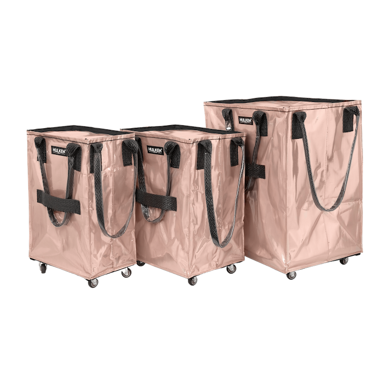 Rose gold totes in 3 sizes