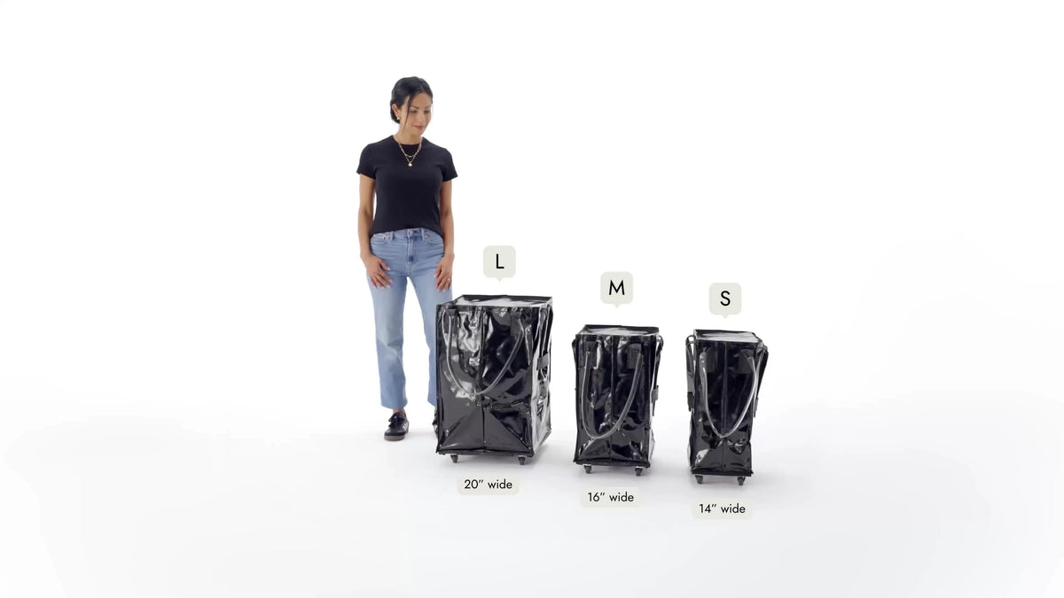 Durable Black Tote Bag | Rolling Bag on Wheels – Hulken® Durable Black Tote Bag | Rolling Bag on Wheels – Hulken®