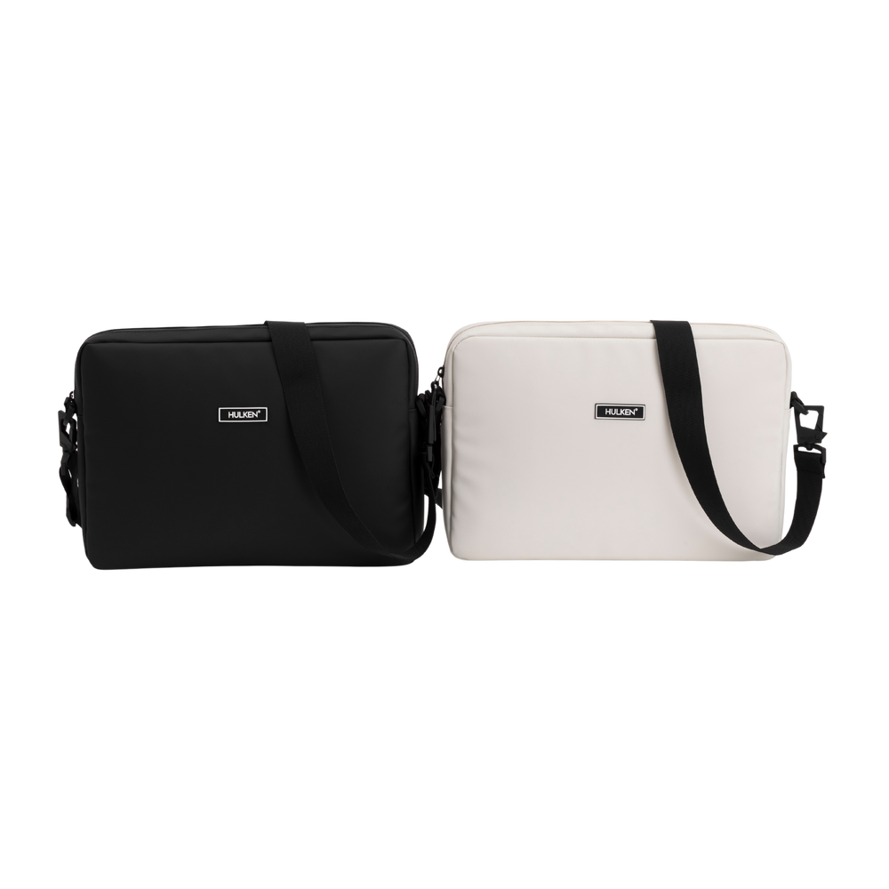 Black and white laptop cases