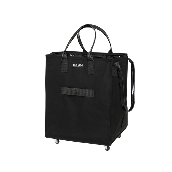 旅行かばん・小分けバッグ Supreme Hulken Rolling Tote Bag Durable Black Matte Tote Bag | Rolling Bag on Wheels – HULKEN®